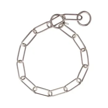 Kettenhalsband 4mm 63cm große Glieder Edelstahl