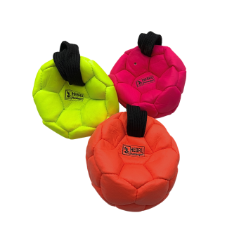 Coloured leather balls with air filling 16cm