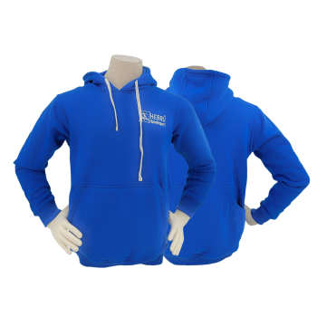 HEBRÜ Hoodie mit Taschen vorne und Hinten Blau