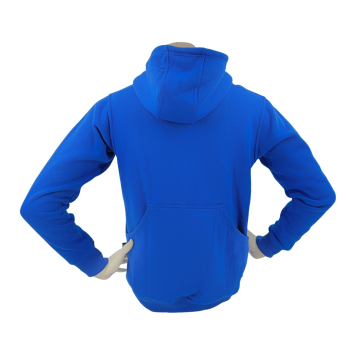 Preview: HEBRÜ Hoodie mit Taschen vorne und Hinten Blau