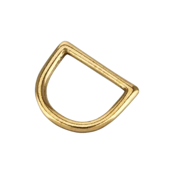 D-Ring - Messing poliert 25mm
