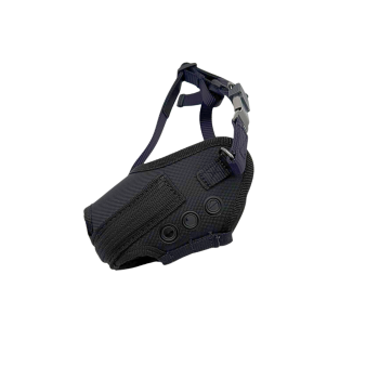 Einsatzmaulkorb PVC mit Click-Lock mit Nasenschutz