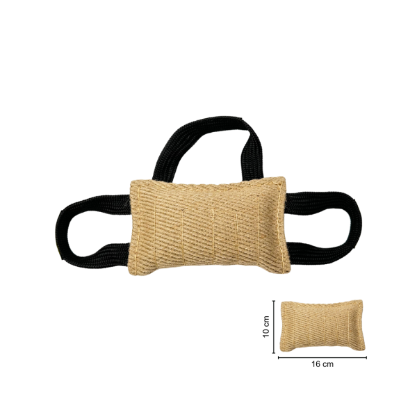 HEBRÜ Mini Beisskissen Jute fein