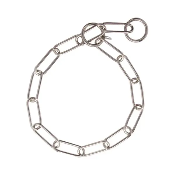 Kettenhalsband 4mm 63cm große Glieder Edelstahl