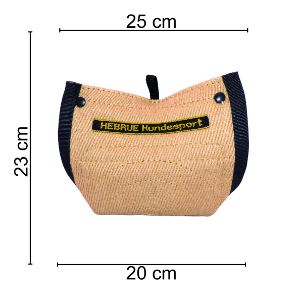 HEBRÜ Technikkissen Jute fein 2 Griffe