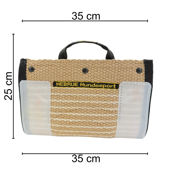 Technikkissen Jute 3 Griffe mit Anbisshilfe