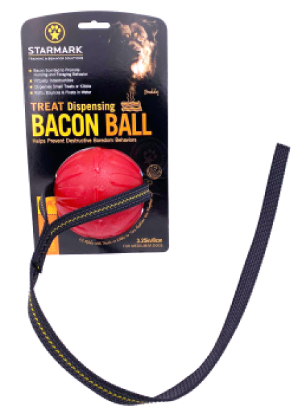 Starmark Dispending Bacon Ball  L 10cm mit Seil