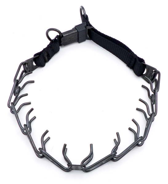 Sprenger Dressurkette Edelstahl Schwarz 4mm mit Zug